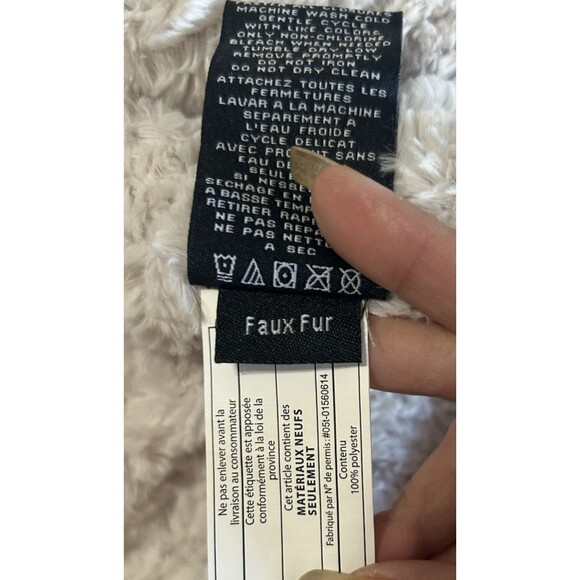 Steve Madden Glacier Shield  Insulated Womens XL Silver Hoodie Faux Fur Lined - Picture 16 of 16